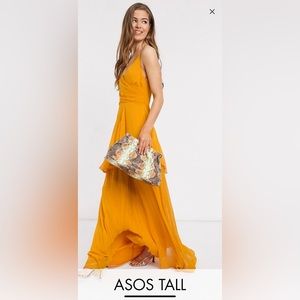 ASOS DESIGN TALL soft layered cami maxi dress